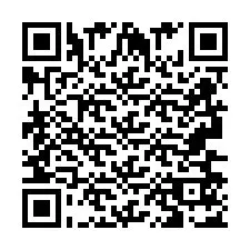 Codice QR per il numero di telefono +2693657027