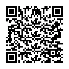 Codice QR per il numero di telefono +2693657038