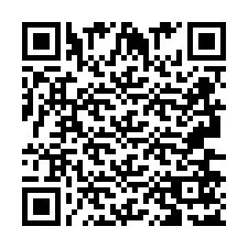 Codice QR per il numero di telefono +2693657163