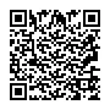 Codice QR per il numero di telefono +2693657401