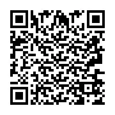 Código QR para número de teléfono +2693657420