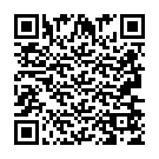 QR-code voor telefoonnummer +2693657423