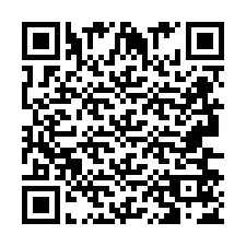 Codice QR per il numero di telefono +2693657427