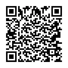 Código QR para número de telefone +2693657437