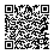 Código QR para número de telefone +2693657445