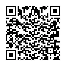 Codice QR per il numero di telefono +2693657446