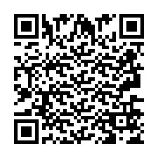 Codice QR per il numero di telefono +2693657450