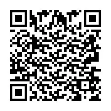 Código QR para número de teléfono +2693657464