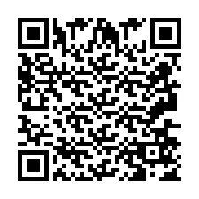 Código QR para número de telefone +2693657471