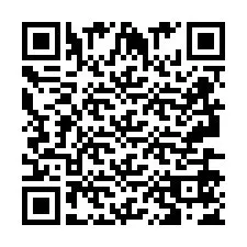 QR-code voor telefoonnummer +2693657484