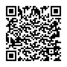 Código QR para número de telefone +2693657494