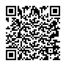 Codice QR per il numero di telefono +2693657498