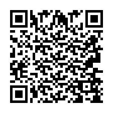 QR-code voor telefoonnummer +2693658563