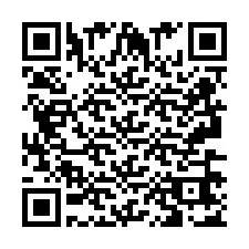 QR-koodi puhelinnumerolle +2693667004