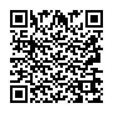 QR-code voor telefoonnummer +2693667008