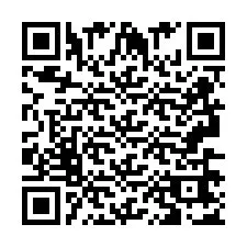 QR-code voor telefoonnummer +2693667015