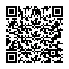 Código QR para número de telefone +2693667020