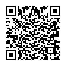 Código QR para número de telefone +2693667036