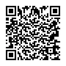 Codice QR per il numero di telefono +2693667087