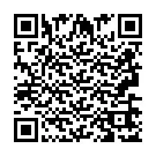 Codice QR per il numero di telefono +2693667105