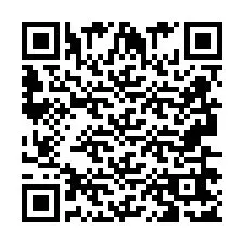 Código QR para número de telefone +2693667147