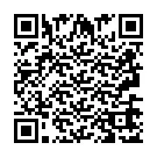 QR-koodi puhelinnumerolle +2693667180