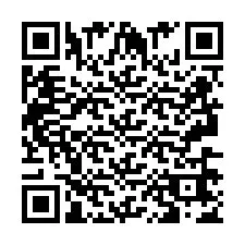 Codice QR per il numero di telefono +2693667410