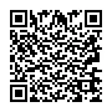 Codice QR per il numero di telefono +2693667420