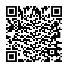 Código QR para número de telefone +2693667422