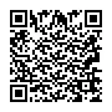 QR Code pour le numéro de téléphone +2693667455