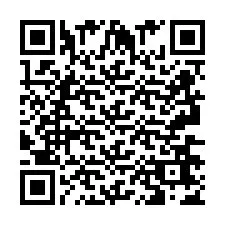 Codice QR per il numero di telefono +2693667474