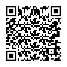 Código QR para número de telefone +2693667504