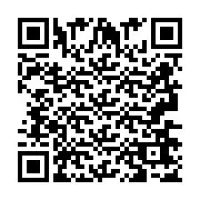 Código QR para número de telefone +2693667575