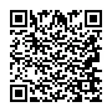 Codice QR per il numero di telefono +2693667577