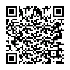 QR-koodi puhelinnumerolle +2693667608