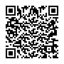 QR-koodi puhelinnumerolle +2693667808