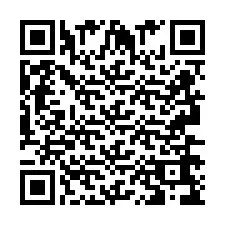 Código QR para número de telefone +2693669696