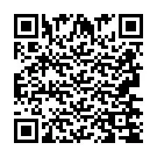 Código QR para número de telefone +2693674767