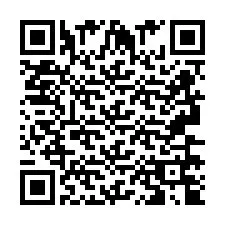 Codice QR per il numero di telefono +2693674843