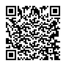 Código QR para número de telefone +2693674972