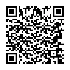 Código QR para número de telefone +2693674987