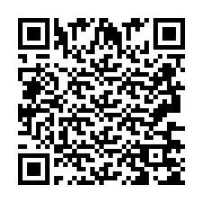 Codice QR per il numero di telefono +2693675021