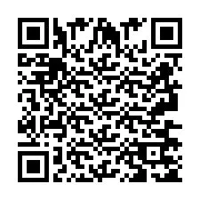 QR-code voor telefoonnummer +2693675134