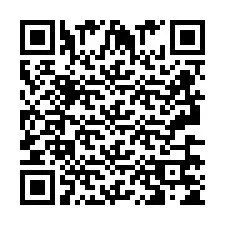 QR-code voor telefoonnummer +2693675400