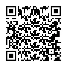 QR код за телефонен номер +2693675457