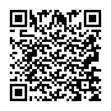 QR-code voor telefoonnummer +2693675475