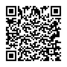 QR код за телефонен номер +2693675855