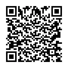 Codice QR per il numero di telefono +2693675861