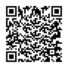 Código QR para número de telefone +2693675890