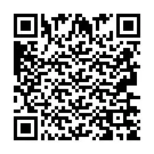 Codice QR per il numero di telefono +2693675943